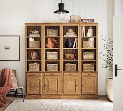 Heritage Farmhouse Entryway Cabinet Suite