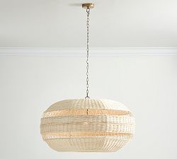 Adrienne Woven Oversized Pendant (41")