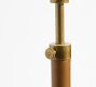 Chambers Leather Adjustable Task Floor Lamp (37")