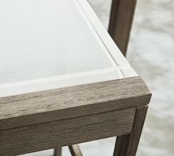 Indio Eucalyptus &amp; Mesh Outdoor Stools, Set of 2