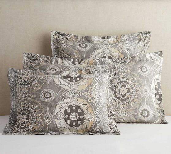 Jacquelyn Medallion Organic Sateen Sham - Thumbnail 4