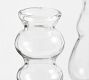 Recycled Bubble Glass Vases - Set of 3