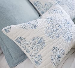 Remy Belgian Flax Linen Handcrafted Quilt &amp; Shams