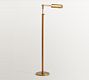 Chambers Leather Adjustable Task Floor Lamp (37")