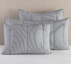 Wheaton Striped Percale Comforter Sham