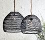 Flora Outdoor All-Weather Wicker Pendant (19"-22")