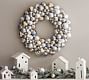 Lit Ornament Frosted Pine Wreath &amp; Garland