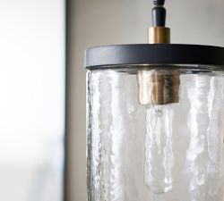 Raylan Recycled Glass Pendant (7")