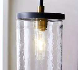 Raylan Recycled Glass Pendant (7")