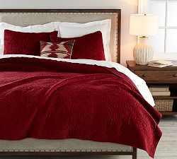 Velvet Medallion Quilt &amp; Shams