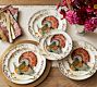 Botanical Harvest Turkey Stoneware 8-Piece Dinnerware Set