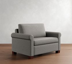 Cameron Roll Arm Deluxe Twin Sleeper Sofa (56&quot;)