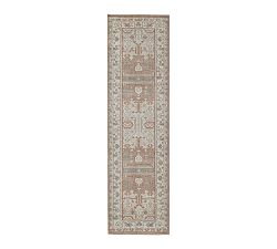 Open Box: Nicolette Hand-Knotted Wool Rug, 2.5' x 9' - Rosewood
