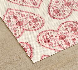 Chilewich Heart Vinyl Placemats - Set of 4