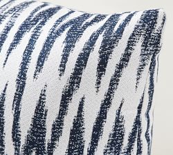Sunbrella® Zig Zag Ikat Outdoor Lumbar Pillow