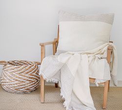 Hanlee Turkish Cotton Striped Pillow