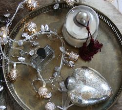 Silver Spark Battery Operated LED String Lights