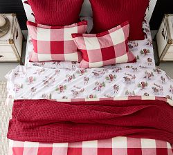 Nostalgic Santa Percale Sheet Set