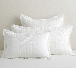 Belgian Flax Linen Patchwork Sham