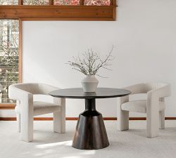 Bent Round Pedestal Dining Table (46&quot;)