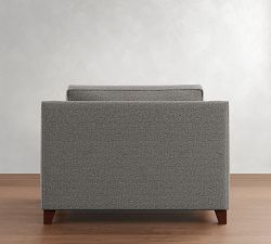 Cameron Slope Arm Twin Sleeper Sofa with Air Topper (53")