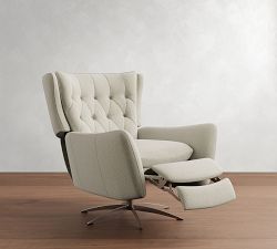 Wells Tufted Power Swivel Recliner