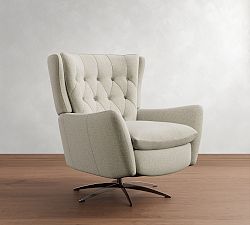 Wells Tufted Power Swivel Recliner