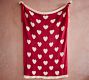 Heart Jacquard Knit Throw