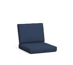 Open Box: Indio Outdoor Sectional Cushion, Right-Arm/Left-Arm/Armless - Sunbrella&#0174; Rain Cobalt