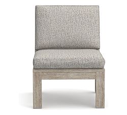 Open Box: Indio Right-Arm/Left-Arm Occasional Outdoor Chair Cushion - High Performance Boucle Domino