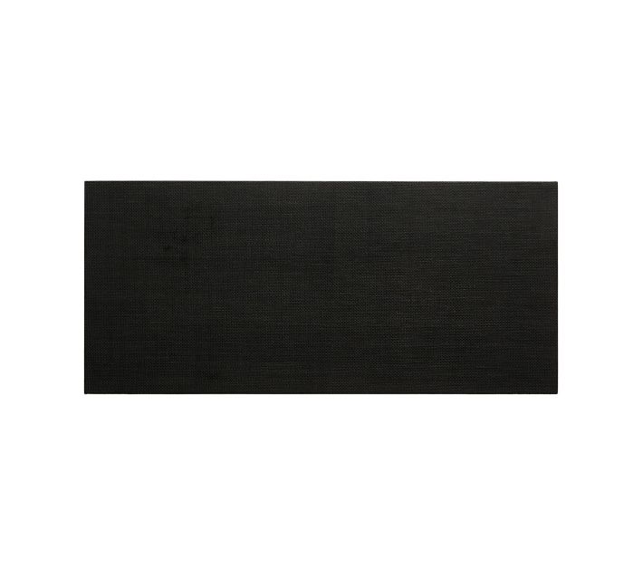 Rectangular black panel (likely cabinet door) shown isolated.