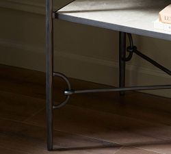 Sharine Marble Nightstand (32")