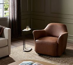 Primm Leather Swivel Chair