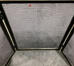Open Box: Bodhi Tri-Fold Fireplace Screen - Brass