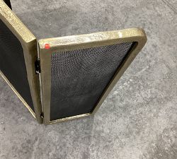 Open Box: Bodhi Tri-Fold Fireplace Screen - Brass