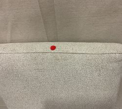 Open Box: Classic Upholstered Dining Side Chair - Performance Boucle Oatmeal, Seadrift Legs