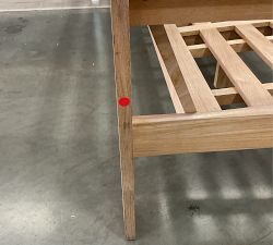 Open Box: Malibu Teak Outdoor Sofa Frame, 77&quot; - Natural