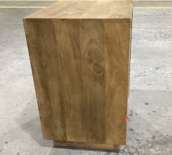 Open Box: Oakleigh Mini Nightstand - Heirloom Wheat, Modern Hardware