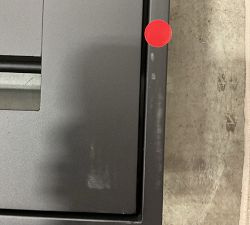 Open Box: Malibu Metal Platform Single Chaise Lounge Frame, Individual - Black