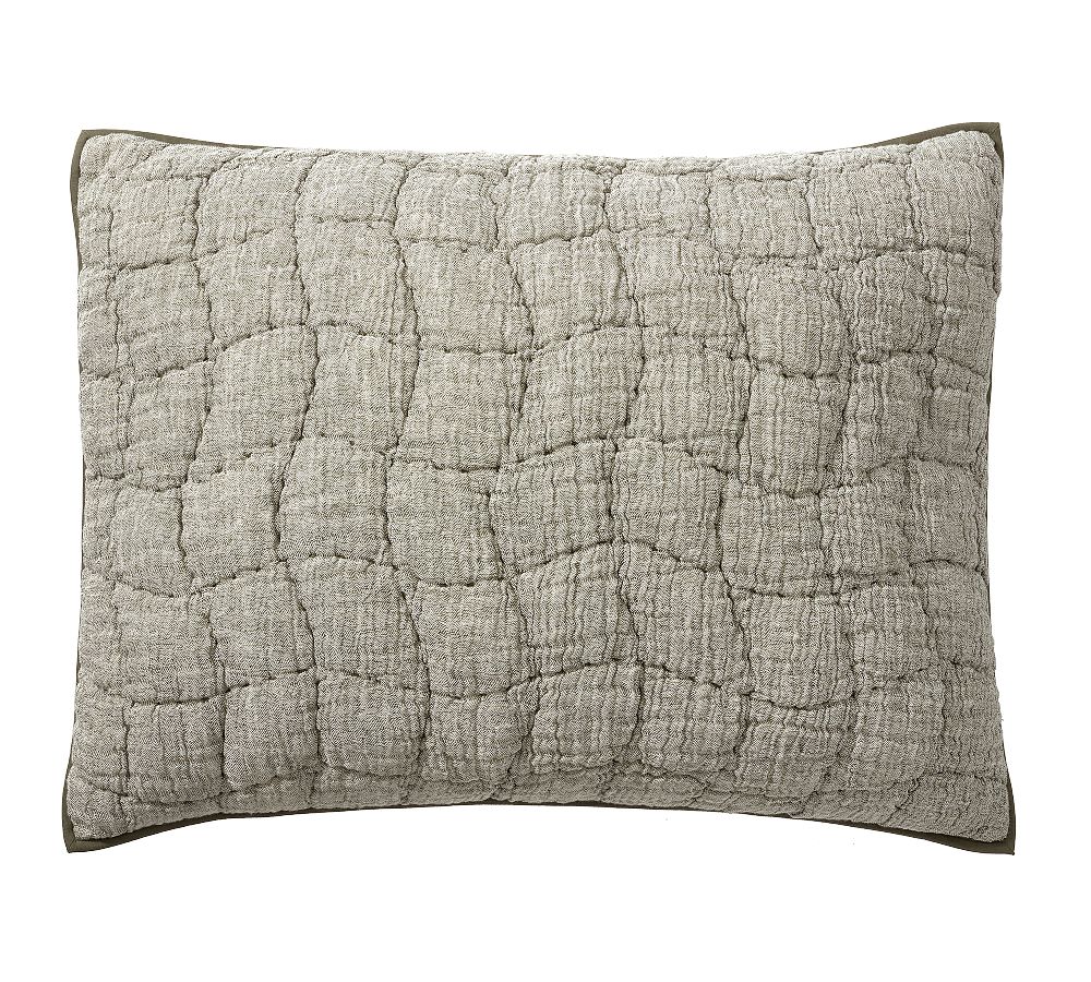 Cloud Quilted Standard Sham in Loden