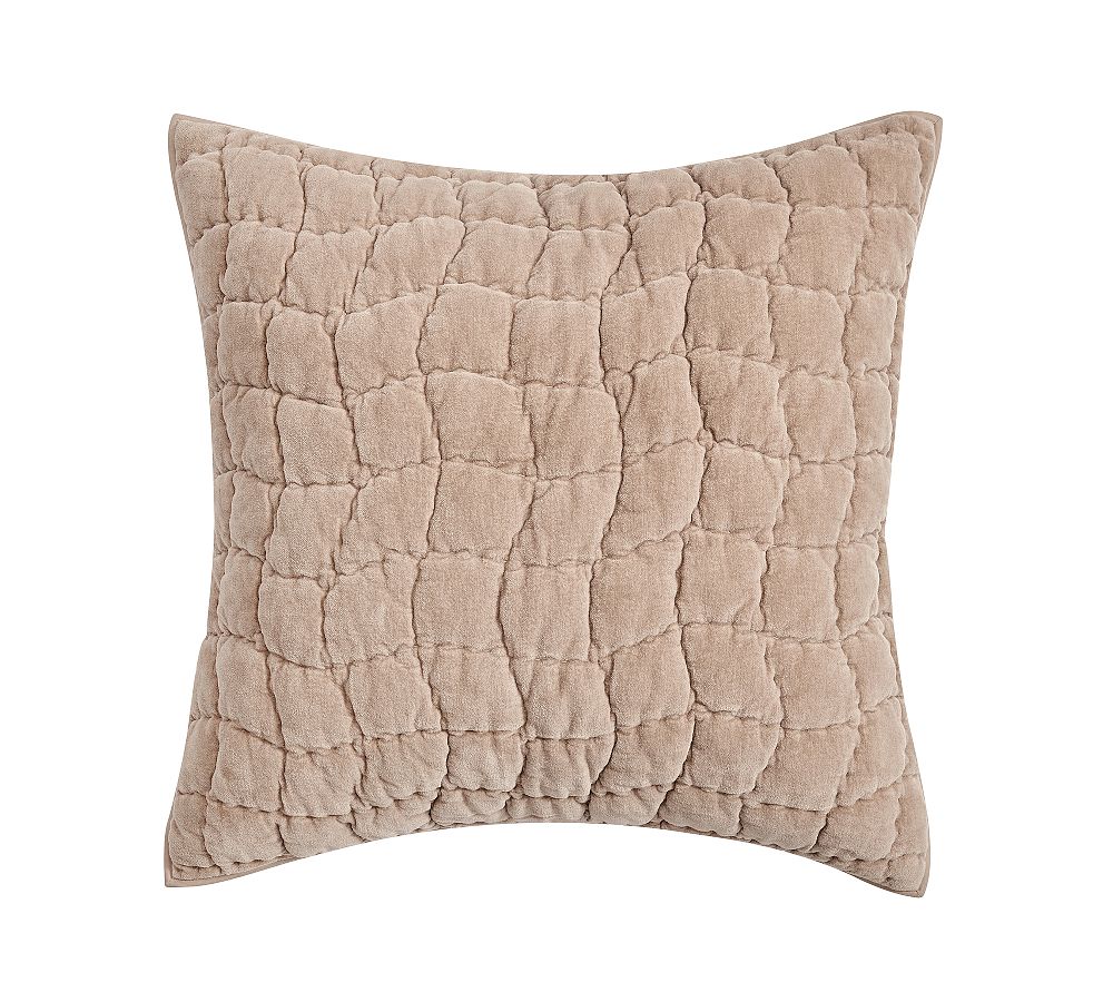 Cozy Cloud Quilted Sham Pale Lilac Euro size