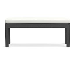 Open Box: Indio Outdoor Dining Bench Cushion - High Performance Recycled Canvas Frost