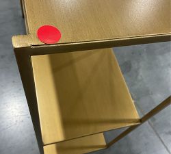 Open Box: Knoll Modular Bookcase, 34.5&quot; x 31.5&quot; - Antique Brass