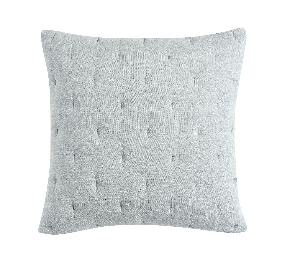 Everyday Linen Comfort Quilt - Cloud Blue, Euro