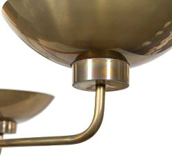 Rayley Brass Chandelier - Thumbnail 3
