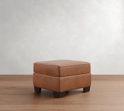 Buchanan Leather Ottoman