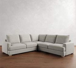 Canyon Square Arm 3-Piece L-Shaped Sectional (118")