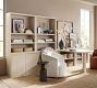 Cayman Peninsula Desk with Low Bookcase Suite (72&quot; x 66&quot;)