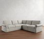 PB Comfort Roll Arm Slipcovered 3-Piece L-Shaped Sectional (108")