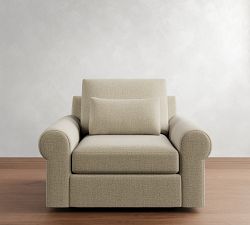 Big Sur Roll Arm Deep Seat Swivel Chair